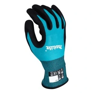 Makita rukavice pracovní pletené basic, nitril, velikost M/8, P-84682