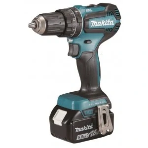 Makita aku bezuhlíkový příklepový šroubovák Li-ion LXT 18V/5,0 Ah, Makpac, DHP485RTJ