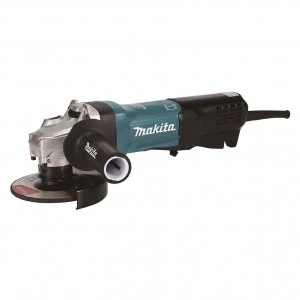 Makita úhlová bruska s regulací a brzdou 125mm, SJS, elektronika, sklopný vypínač, 1900W, GA5093X01