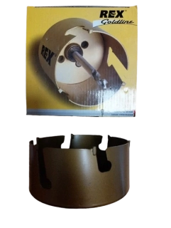 Vrták korunkový 152mm s SK plátky GOLDLINE REX, 6101521