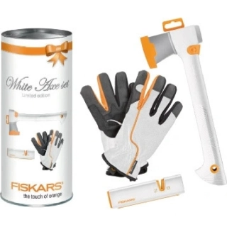 FISKARS, sada sekera, brousek a rukavice, f129029