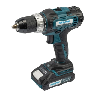 XTLINE aku vrtačka 18 V, 40 Nm + 2 baterie 2.0 Ah + nabíječka 2.4 A, XT102771