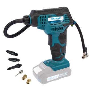 XTLINE aku kompresor 18 V + příslušenství, XT102775