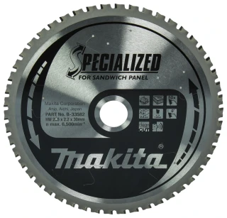 Makita kotouč pilový sendvičové panely SPECIALIZED 235x2.2x30mm 50Z = old B-17675, B-33582